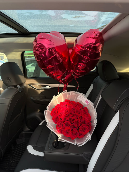 Classic Love – Red Rose Bouquet