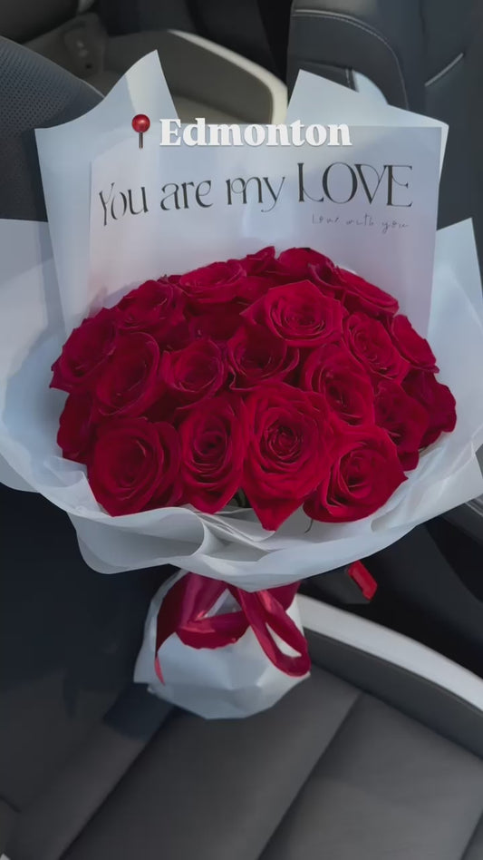 You Are My Love – Luxury Red Rose Bouquet